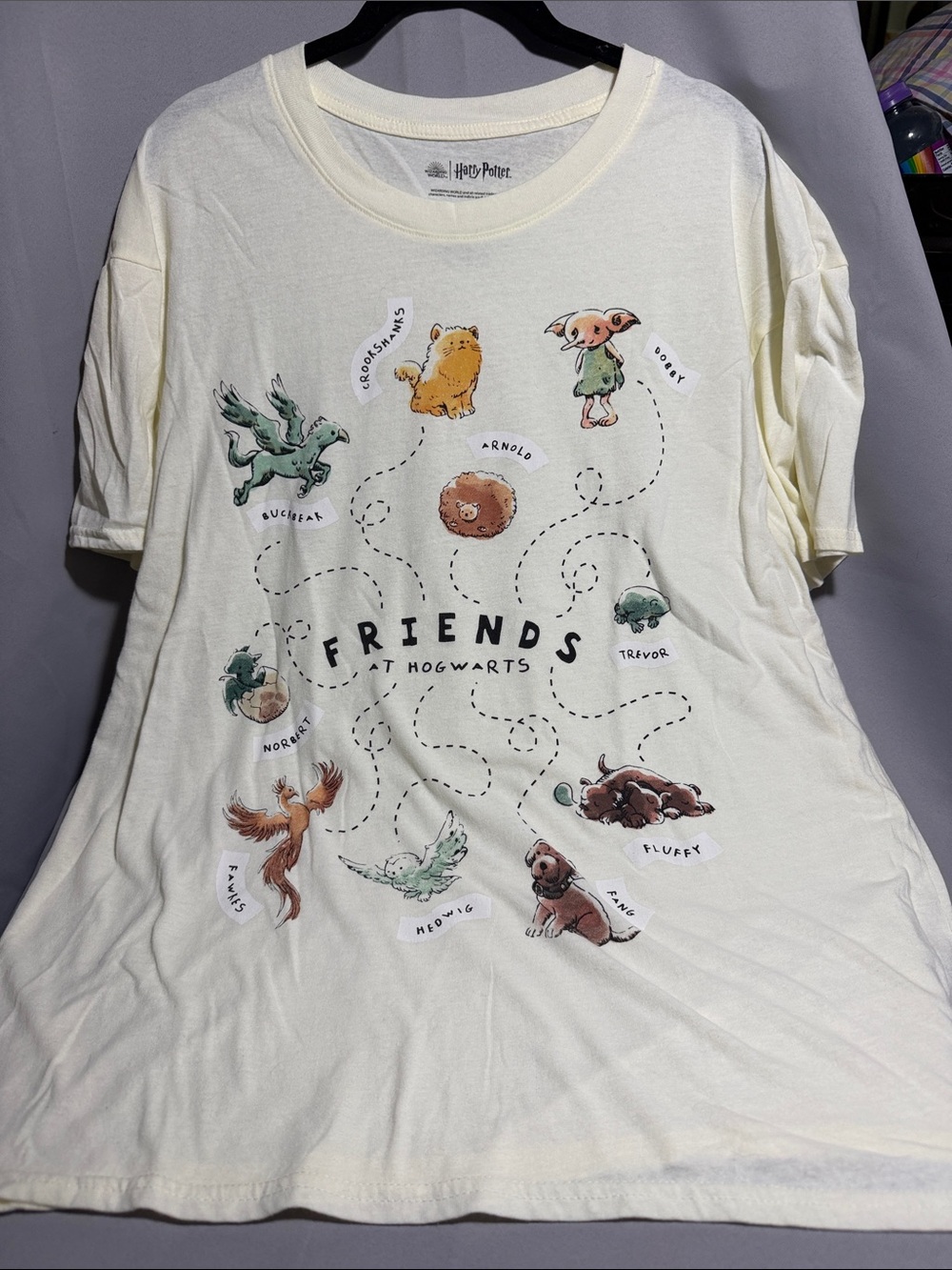Harry Potter Friends at Hogwarts Short Sleeve Tee - Cream